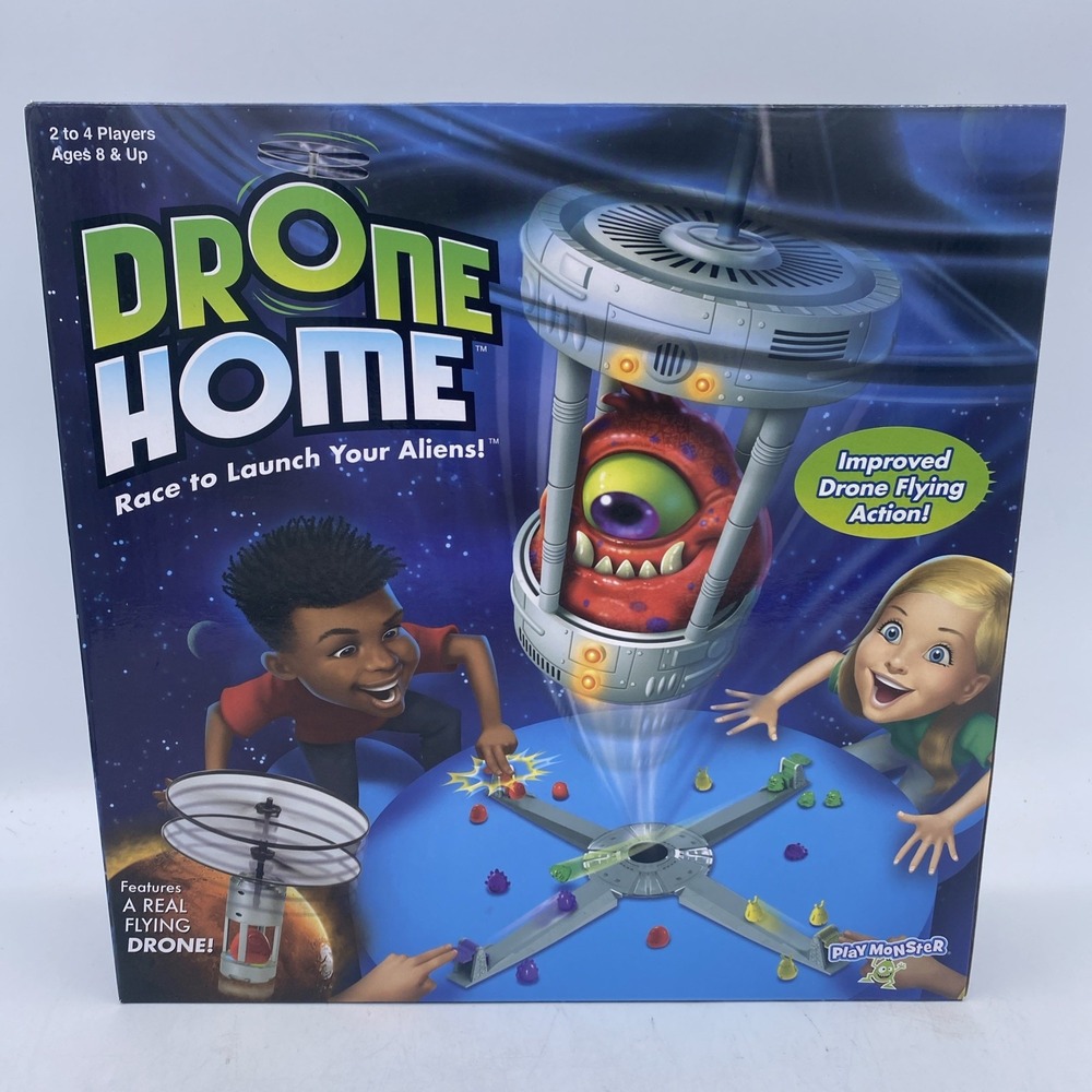Drone Home: Race to Launch Your Aliens! Real Flying Drone *NEW*